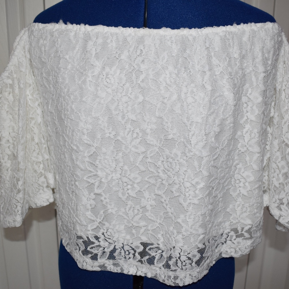 Off the Shoulder Lace Top